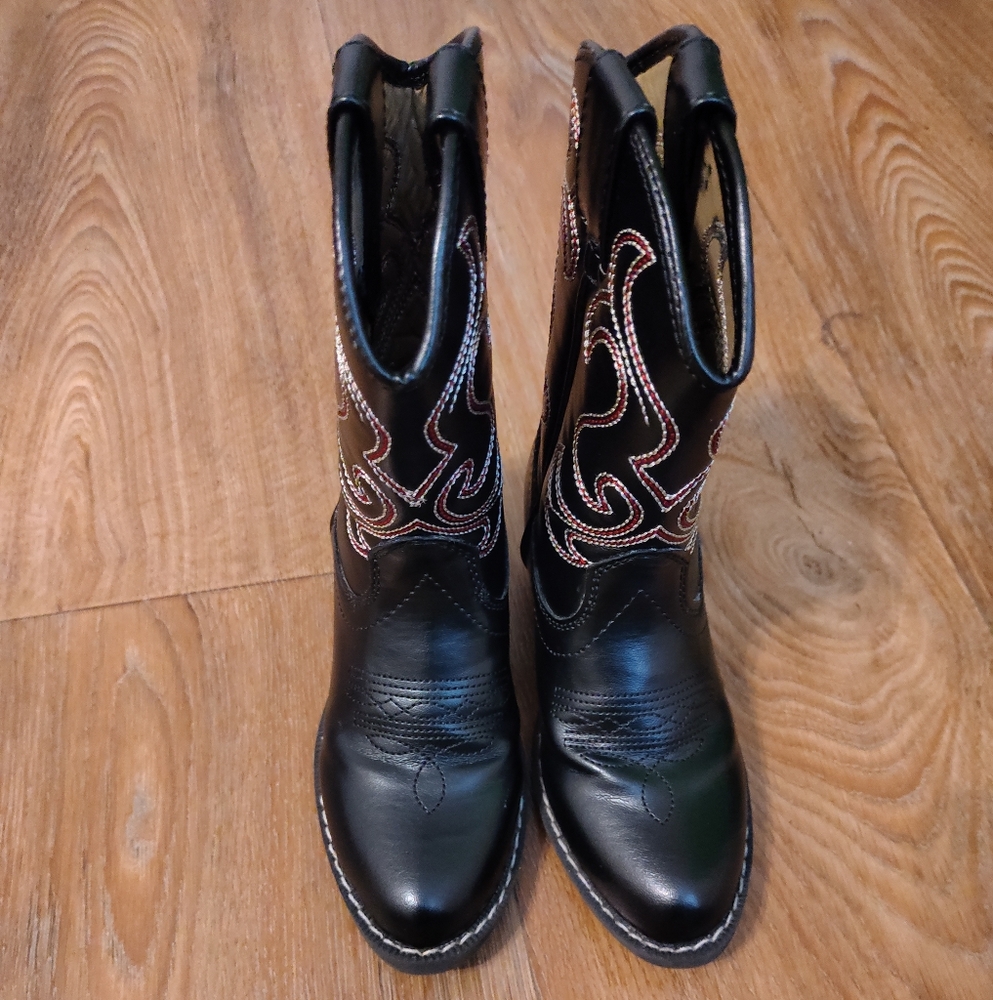 Black Toddler Cowboy Boots